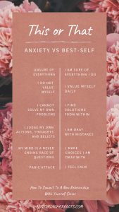 How To Commit To A New Relationship With Yourself Series.